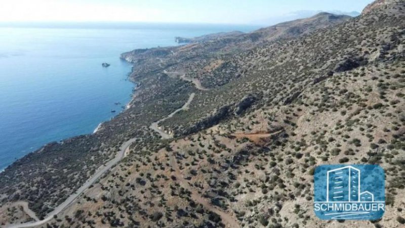 Agios Georgios bei Agia Galini Kreta, Agios Georgios: Grundstück mit herrlichem Meerblick zu verkaufen Grundstück kaufen